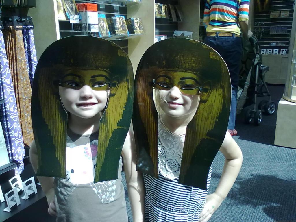 Cleopatra-the-exhibit-masks
