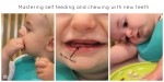 Baby solid food Adventures: teeth, here they come! 9 to 10 months old