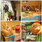 A Fishy First Birthday for Tiny A!